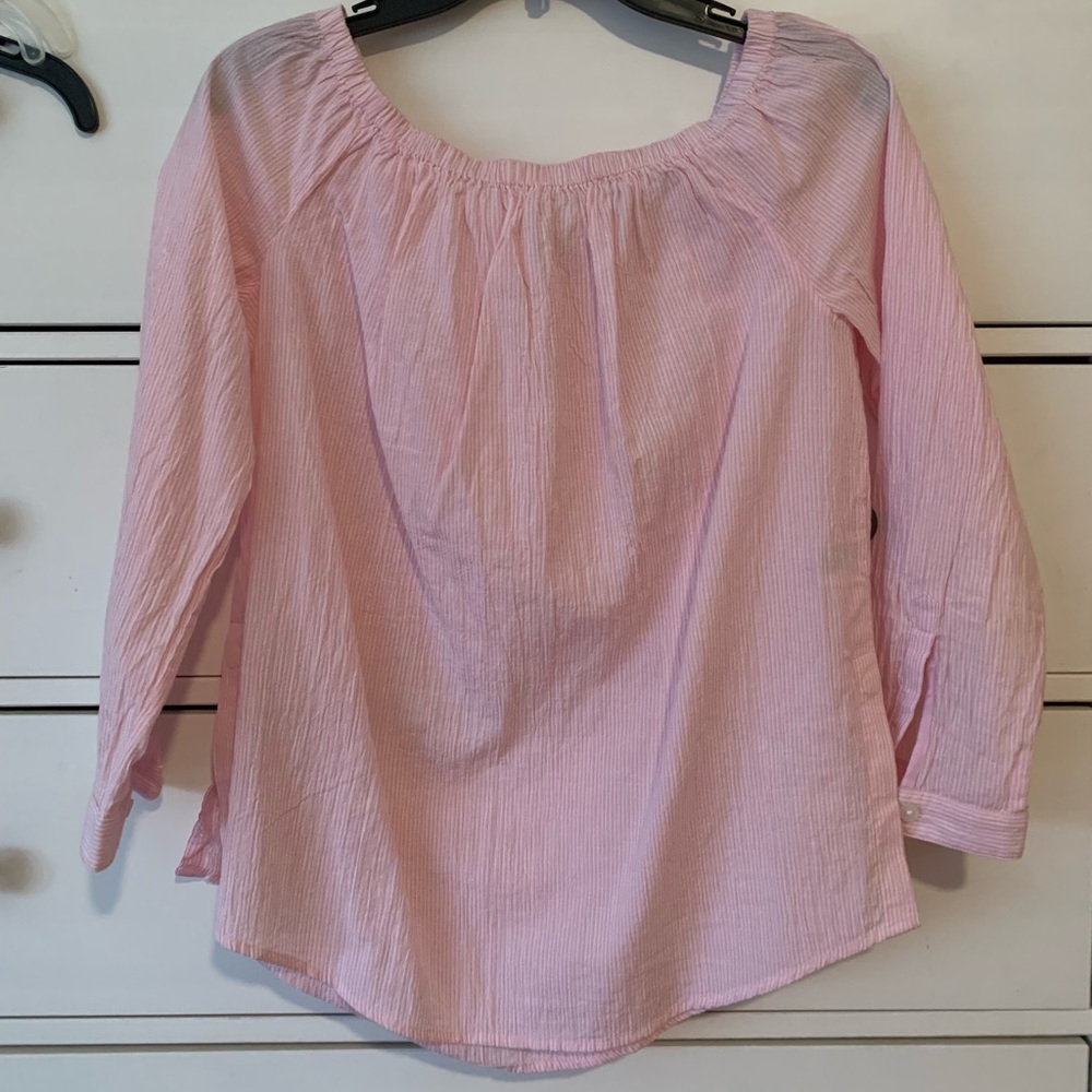 Seersucker top